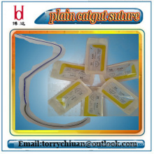 boda high tensil strength Disposable Absorbable plain & chromic surgical gut suture,usp 7-0#